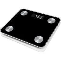 Platinet BATHROOM BODY SCALE SMART BLUETOOTH WITH APP BLACK [44838]