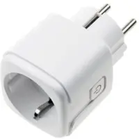 Foss Europe Smart Power Plug stikkontakt m/energimåler WiFi hvid