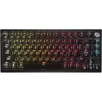 Corsair K65 PLUS, Verkabelt & Kabellos, USB + RF Wireless + Bluetooth, Mechanischer Switch, QWERTY, RGB-LED, Schwarz