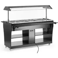Hendi Beheiztes Buffet, , GN 1/1, 1490x765x(H)1370mm
