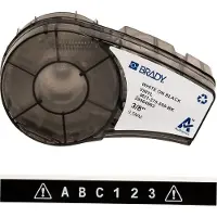 Brady M21-375-595-BK Druckeretikett Schwarz Selbstklebendes Druckeretikett