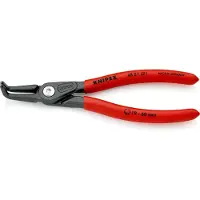 Knipex Präzisionsicherungsringzange DIN 5256 D L.162mm 90Grad gew. Bereich D.19-60mm grau atram. Griffe...