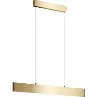 Maytoni Step LED Pendelleuchte, Hängeleuchte 23W Gold-Farbe 3000K Warmweiss