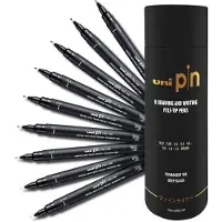 Kärkkäinen - The Tube Finerliner - Black (9 pcs) (401228)