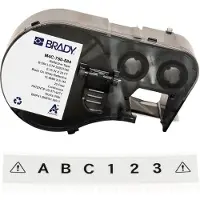 Brady M4C-750-584, reflektierendes Vinylband, Schwarz auf weiss, 19.05 mm x 6.10 m, permanent, Endl