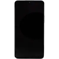 Honor X8 LCD Display + Touch Unit + Front Cover Titanium Silver