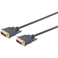 GOOD CONNECTIONS S-Conn 2m DVI-D - Männlich - Gold Schwarz (77442)