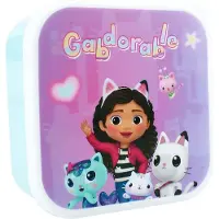 Gabby's Dollhouse 3 in 1 Snackbox Fresh Bites, Lila