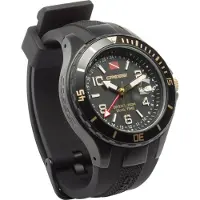 Cressi Traveller Dual Time Gold Uhr Schwarz Schwarz One Size