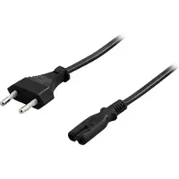 Deltaco DEL-109AP power cable Black CEE7/16 C7 coupler