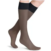 Falke Damen Kniestrümpfe Pure Matt 20 DEN - blau - 35|36|37|38