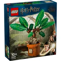 LEGO Harry Potter Zaubertrankpflanze: Alraune, Pflanzen-Spielzeug mit Topf, magisches Geschenk für Mädchen, Jungen und alle Fans, Spielset für fantasievolle Kinder, Wohn-Deko 76433