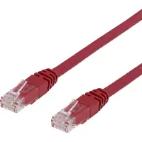 Deltaco TP-625R, 25 m, Cat6, U/UTP (UTP), RJ-45, RJ-45