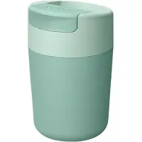 Joseph & Joseph Reisebecher Sipp mit Klappverschluss 340 ml Grün