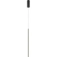 Licht-Erlebnisse LED Pendelleuchte Aluminium D: 1,7 cm rund H: max. 375 cm Schwarz Farbwechsel 3000-4000 K 600 lm Modern
