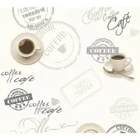 A.S. Création Schaumtapete "Il Decoro Kaffee" Motiv gemustert mehrfarbig aufgeschäumt Tapete Ausgefallen Tapeten Wohnzimmer Schlafzimmer Küche eige Design