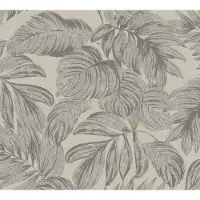 A.S. Création Vliestapete "Casual Living florale Tapete Mustertapete Blätter Blattmuster" matt strukturiert Vliestapete Blättertapete für Schlafzimmer Küche Wohnzimmer Floral