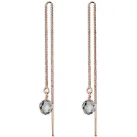 Elli Ohrringe Kette Kugel Kristalle Eleganz Silber Elli Rosegold