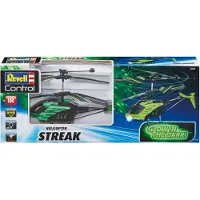 Revell Control RC fjernstyret helikopter, begyndermodel Revell Control 23829 Glow in the Dark Heli STREAK 180 mm RtF