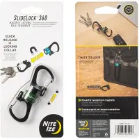 Nite Ize Magnetischer Schlüsselanhänger NI-MSBL-08-R7 Schwarz, Oliv 1 St.