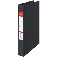 Esselte 25 mm Ringbuch Karton, PP (Polypropylen) DIN A4 23 Ringe Schwarz