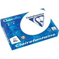 Clairefontaine Kopierpapier Clairalfa, DIN A4, 90 g/m², hochweiß, 500 Blatt