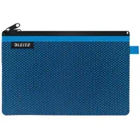 Leitz 40130036, Uni, Zubehörtasche, Groß, Reißverschluss, 2 Taschen, Blau