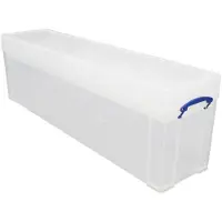 Really Useful Box - Box 77 liter, transparant, per stuk verpakt in karton