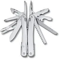 Victorinox SwissTool Spirit MX One-Hand Multitool, silver