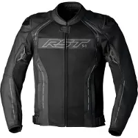 Rst S-1 Mesh Leder-Jacke Herren Schwarz Größe: XS