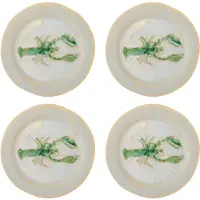 Bloomingville Hadden Teller grün Ø21cm 4er Set