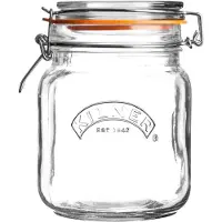 Kilner Storage Jar - Wire Bail - Square - 1 L - 1 stück