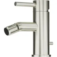 Steinberg Serie 100 Bidetarmatur, mit Ablaufgarnitur, Ausladung: 110mm, 1001300