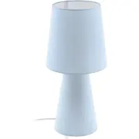 Eglo 97432, Blau, Stoff, Wohnzimmer, II, E27, 2 Glühbirne(n)