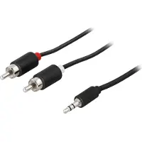 Deltaco mm-143A - 10m RCA Han 3.5 mm