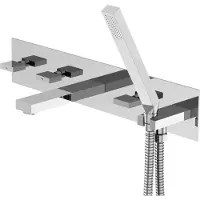 Steinberg Serie 160 Wannenarmatur, Komplettset, inklusive Unterputzkörper, 5-Loch, Ausladung 170mm, 1602692