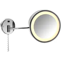 Steinberg Serie 650 Kosmetikspiegel, mit LED-Beleuchtung, 2-armig, 3-fach Vergrösserung, 6509020