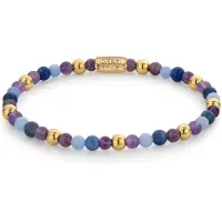 Rebel & Rose RR-40064-G-S Damen-Armband Are Violets Blue Gold 4 mm