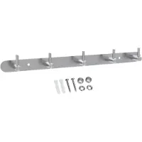 Intirilife Garderobenleiste mit 5 Haken