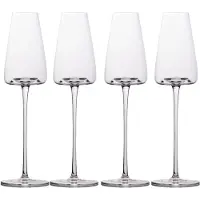 Intirilife Champagner Sekt Glas Set 220ml