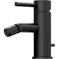 Steinberg Serie 100 Bidetarmatur, mit Ablaufgarnitur, Ausladung: 110mm, 1001300