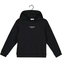 Name it Kapuzensweatshirt "NKMBRODY LS NREG SWEAT WH BRU NOOS", mit kleinem Logoprint