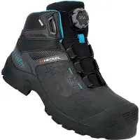 Uvex Heckel MACCROSSROAD 3.0 BOA Sicherheitsschuh S3 Stiefel, Weiblich, Erwachsener, Sicherheitsstiefel, Schwarz, CI, HI, HRO, S3, SRC, Gummi