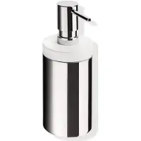 Hewi System 162 Seifenspender 162.06.1104099 200ml, Halter verchromt, reinweiß