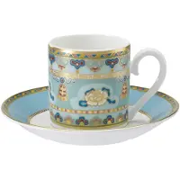 Villeroy & Boch Samarkand Aquamarin Espressotasse mit Untertasse