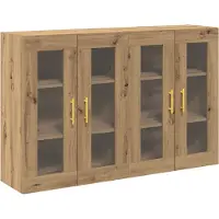 vidaXL Wandschränke 2 pcs Artisan-Eiche 69,5 x 34 x 90 cm