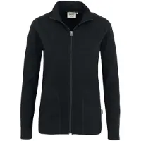 Hakro Interlock Sweatjacke Damen #227 Gr. S schwarz
