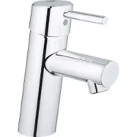 GROHE Einhand-Waschtischbatterie Concetto 32240_1, S-Size, Einlochmontage, 5,7 l/min SpeedClean Mousseur, glatter Körper, chrom