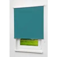LYSEL - Qualitätsrollo abdunkelnd türkis, (B x H) 93cm x 190cm in blau/türkis