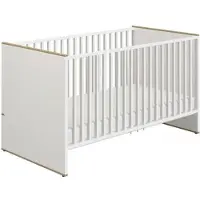 PAIDI Kinderwelten Babybett Lieven , weiß , Maße (cm): B: 76,2 H: 82,3